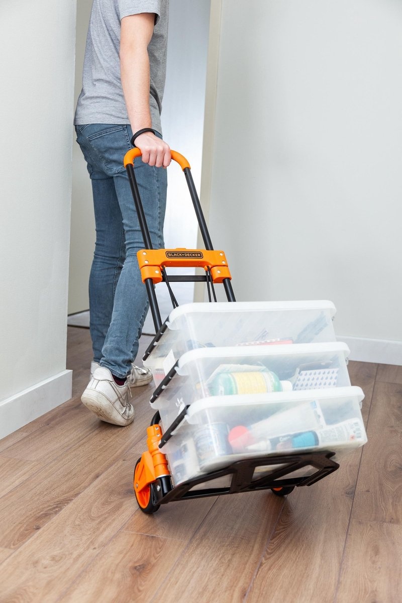 Black & Decker BLACK+DECKER Steekwagen BXWT-H200 - Compact - Inklapbaar - Max 65 Kilo