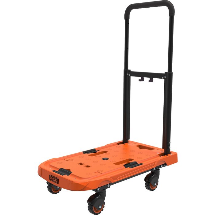 Black & Decker BLACK+DECKER Faltbarer Plattformwagen - Max. 90 KG - Orange