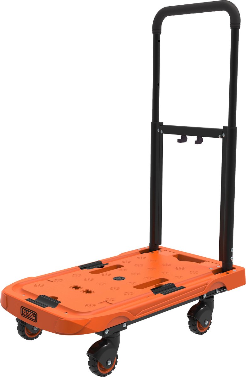 Black & Decker BLACK+DECKER Faltbarer Plattformwagen - Max. 90 KG - Orange