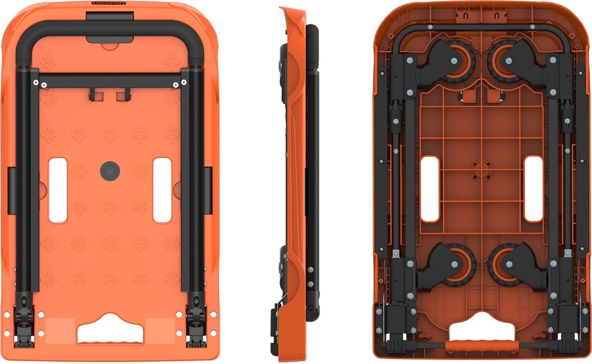 Black & Decker Chariot à plate-forme pliable BLACK+DECKER - Max. 90 KG - Orange
