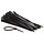Perel Set nylon kabelbinders 4.6x200mm - Zwart, UV-bestendig, 100 st.