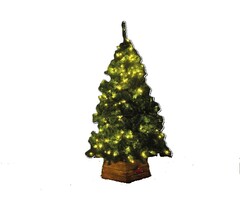 Perel Perel Arbre de Noël artificiel atmosphérique Ottawa avec éclairage LED, système d'installation facile, 180 cm