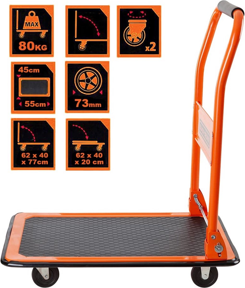 Black & Decker Black & Decker Zusammenklappbarer Plattformwagen - BXWT-H303 bis zu 80kg