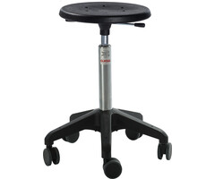 Global Stole Global Stole Sigma Tabouret octopus avec repose-pieds, roulettes et assise en PU