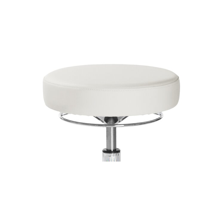 Global Stole Global Stole Careline Beta 60 Hocker mit Sitz aus weißem Kunstleder