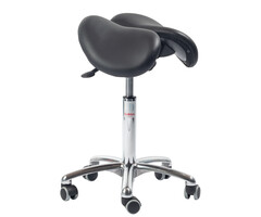 Global Stole Global Stole Zadelkruk Echo Alu50 Ergonomic echt leer