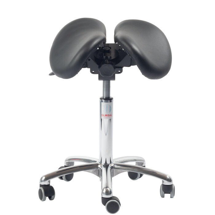 Global Stole Global Stole Sattelhocker Echo Alu50 Ergonomisch echtes Leder