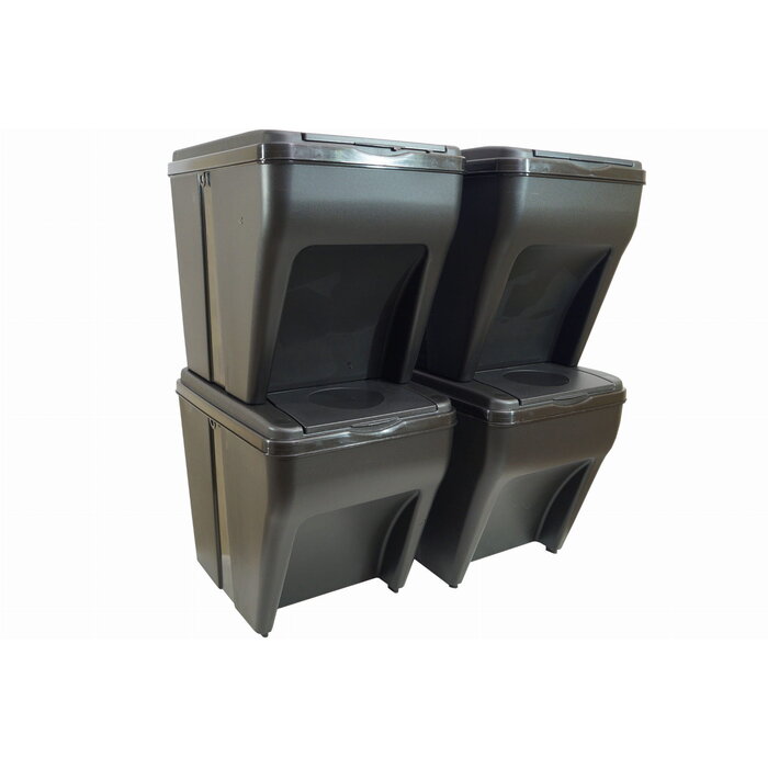 Ensemble de tri des déchets ECO trieur ensemble de 3 pièces de 25 litres - Copy