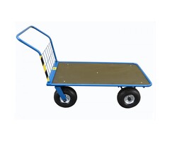 Power Tower Power Tower Plateauwagen XL 1470 mm met grote luchtbanden en dicht plateau