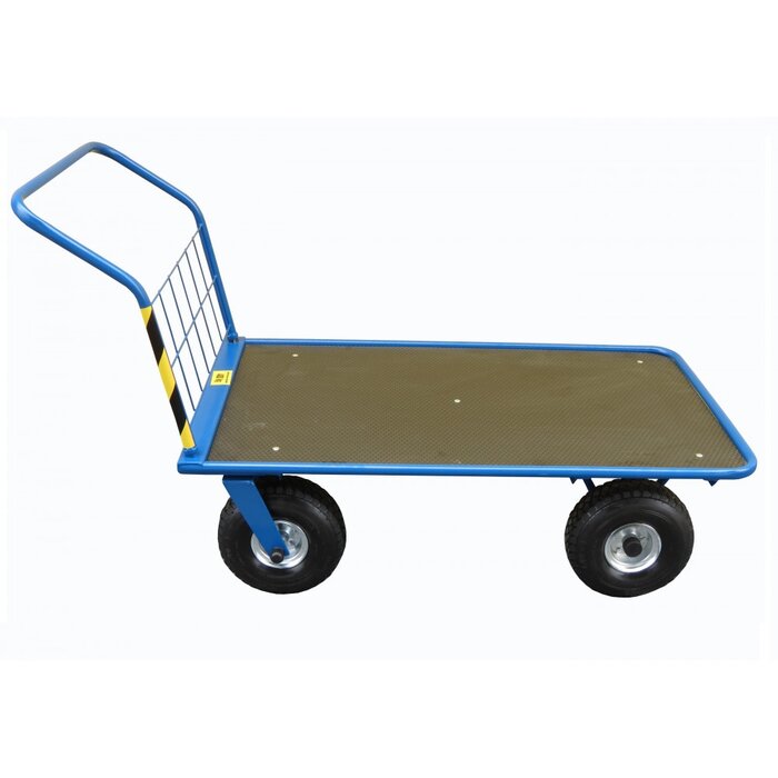 Power Tower Power Tower Plateauwagen XL 1470 mm met grote luchtbanden en dicht plateau
