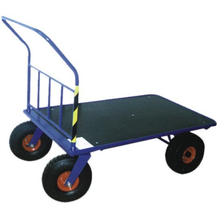 Power Tower Power Tower Plateauwagen XL 1470 mm met grote luchtbanden en dicht plateau