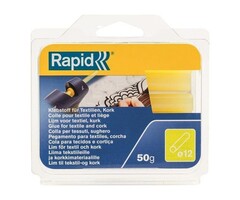 Rapid Rapid lijmstick voor textiel-kurk 94 x 12 mm 50G honingkleurig