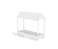 Esschert Design Pflanzenwachstumslampe Gewächshaus weiß - Mini-Gewächshaus - led Wachstumslampe - Auto-Timer - modern