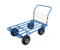 Power Tower Power Tower Plateauwagen XL 1470 mm met grote luchtbanden en open plateau