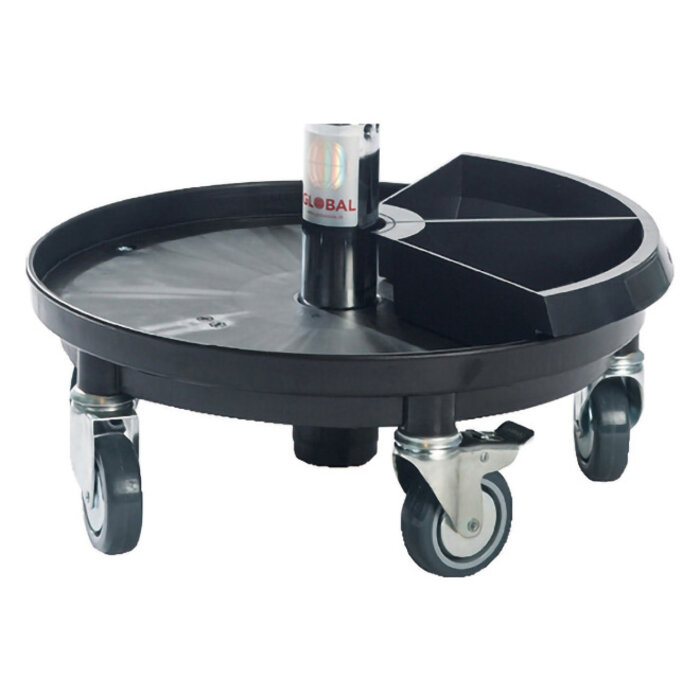 Global Stole Global Stole Plateau de pièces pour tabouret et tour de pièces Noir chaque