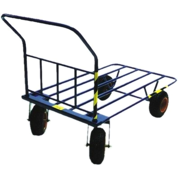 Power Tower Power Tower Plateauwagen XL 1470 mm met grote luchtbanden en open plateau