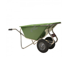 Matador Brouette Matador Noka 160 avec 2 pneus et conteneur en polypropylène