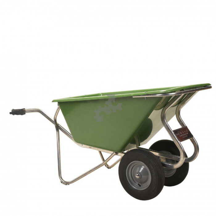 Matador Brouette Matador Noka 160 avec 2 pneus et conteneur en polypropylène