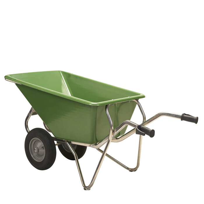 Matador Brouette Matador Noka 160 avec 2 pneus et conteneur en polypropylène