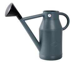 Power Tower Arrosoir EDA Lyon gris-bleu avec pommeau noir 11 litres