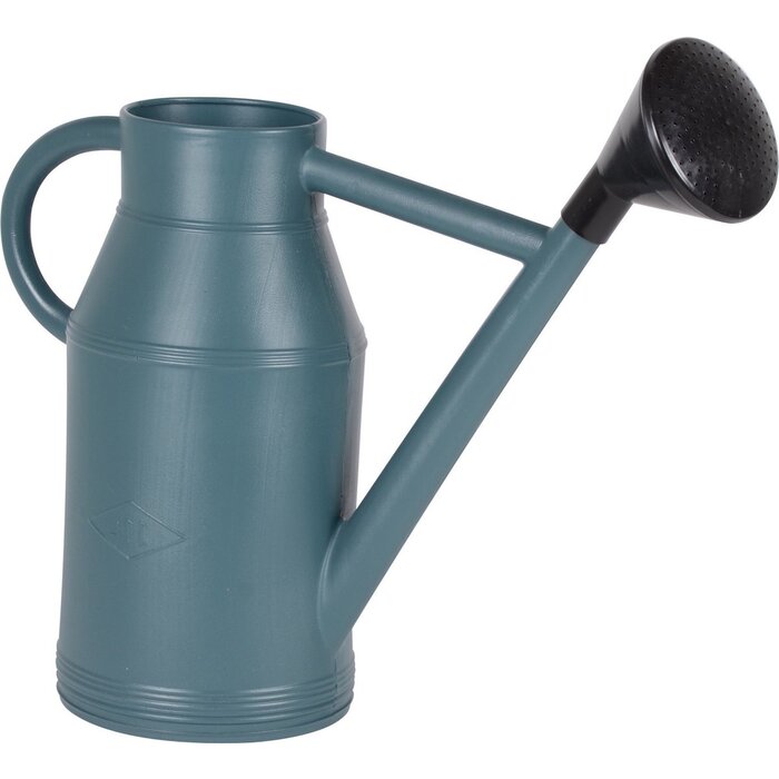 Power Tower EDA Gießkanne Lyon grau-blau mit schwarzem Sprühkopf 11 Liter