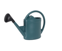 Power Tower EDA arrosoir ovale Paris 3 litres avec tête de pulvérisation noire Vert pétrole