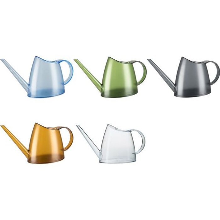 Power Tower EDA bloemgieter Fuchsia 1.5 liter kunststof transparant rood