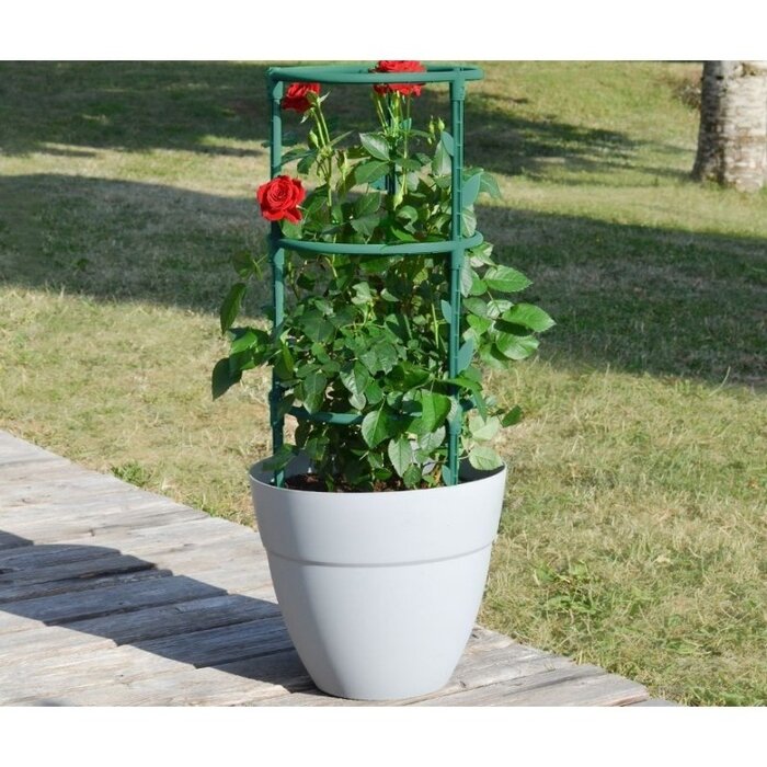 Power Tower EDA Pflanzenständer für Blumenkästen oder Blumenbeete Ø 25 x 66,3 cm hoch Canada Grün
