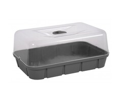 Power Tower EDA Mini serre avec dôme et aérations - 15.7L anthracite