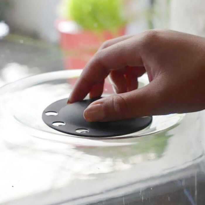 Power Tower EDA Mini-Gewächshaus mit Kuppel und Lüftungsöffnungen - 15.7L anthrazit