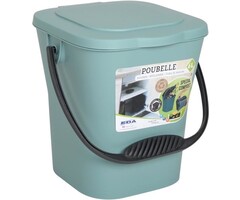 Power Tower Seau à compost Power Tower avec couvercle 6 litres Eucalyptus vert