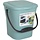 Seau à compost Power Tower avec couvercle 6 litres Eucalyptus vert