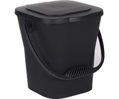 Power Tower Seau à compost Power Tower avec couvercle 6 litres Anthracite