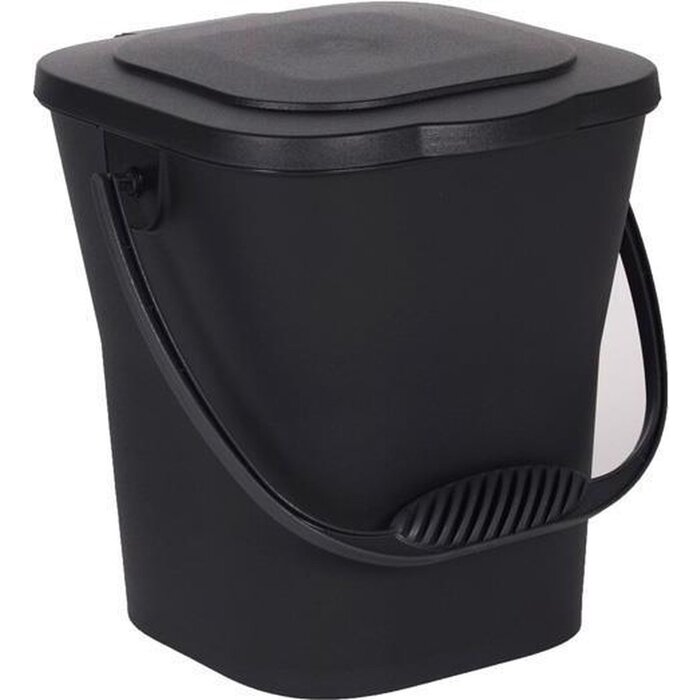 Power Tower Power Tower compost emmertje met deksel 6 liter Antraciet