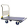 Chariot plateforme Prestar 124x79cm max 500kg. roue de 8 pouces