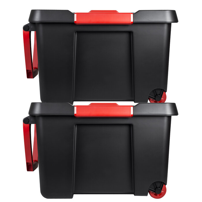 Power Tower Power Tower STOCK'R 120 L Kiste verstärkter Deckel, Clipverschluss und Räder