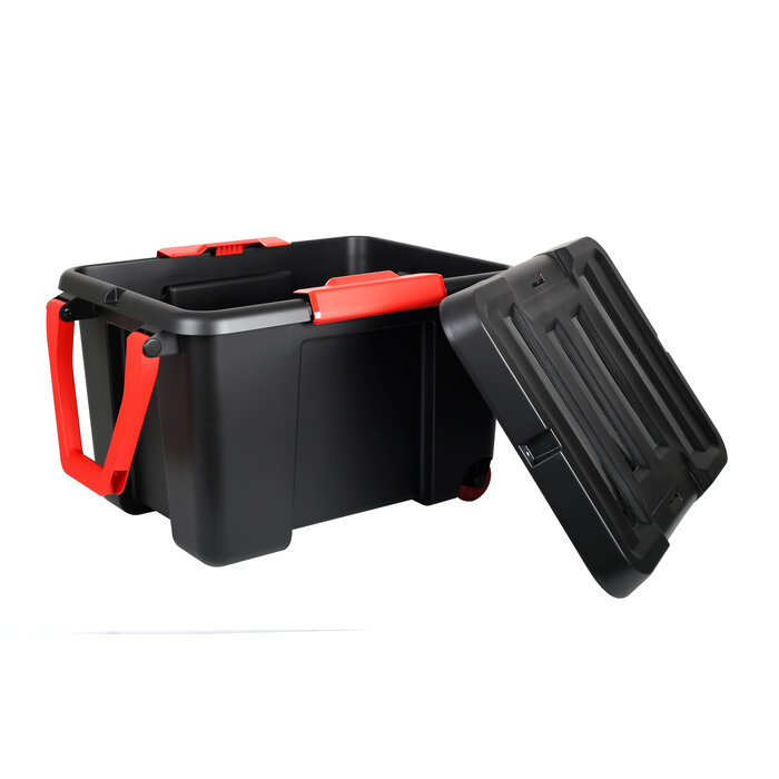 Power Tower Power Tower STOCK'R 120 L Kiste verstärkter Deckel, Clipverschluss und Räder