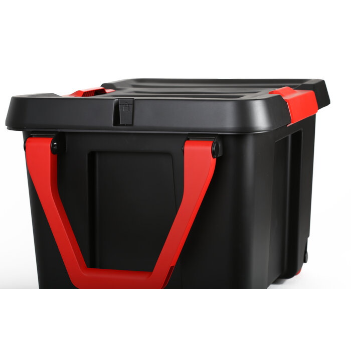 Power Tower Power Tower STOCK'R 120 L Kiste verstärkter Deckel, Clipverschluss und Räder