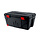 EDA outdoor/tuin opberg box - vocht- en vorstbestendig - zwart - 110 liter - 86 x 49 x 40 cm - kunststof