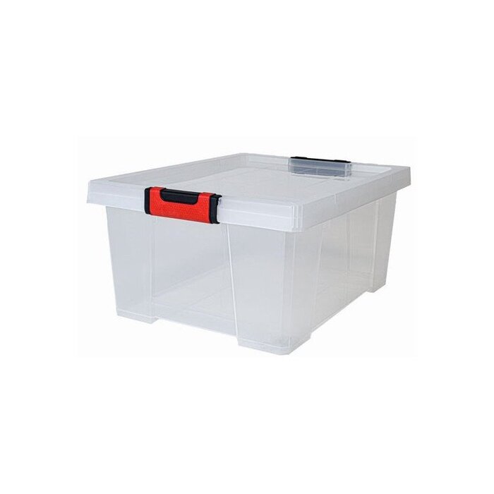 Power Tower Power Tower CLIPSTOCK krat 30 L met deksel en clipsluiting