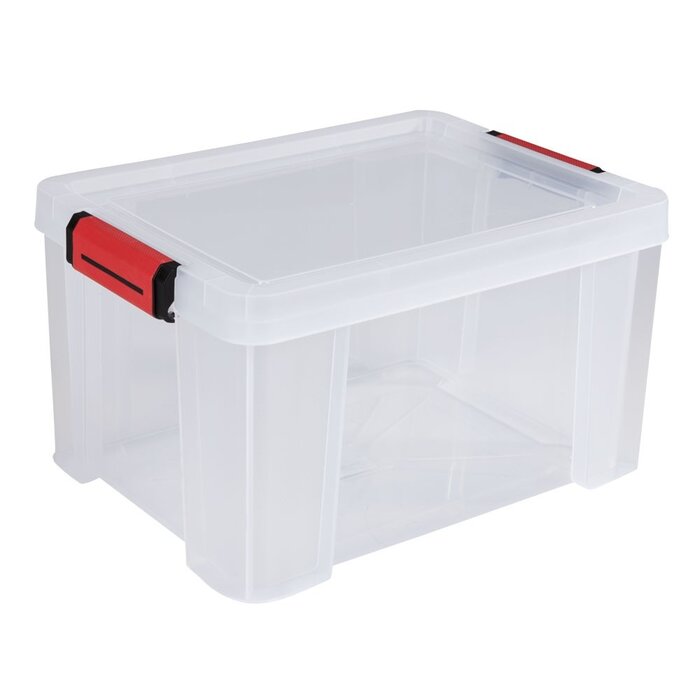 Power Tower Power Tower CLIPSTOCK krat 30 L met deksel en clipsluiting
