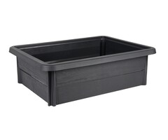 Power Tower EDA Erdanbaukasten - 67Liter- 79 x 59 x24,2 cm für Balkon, Terrasse oder Garten Anthrazit