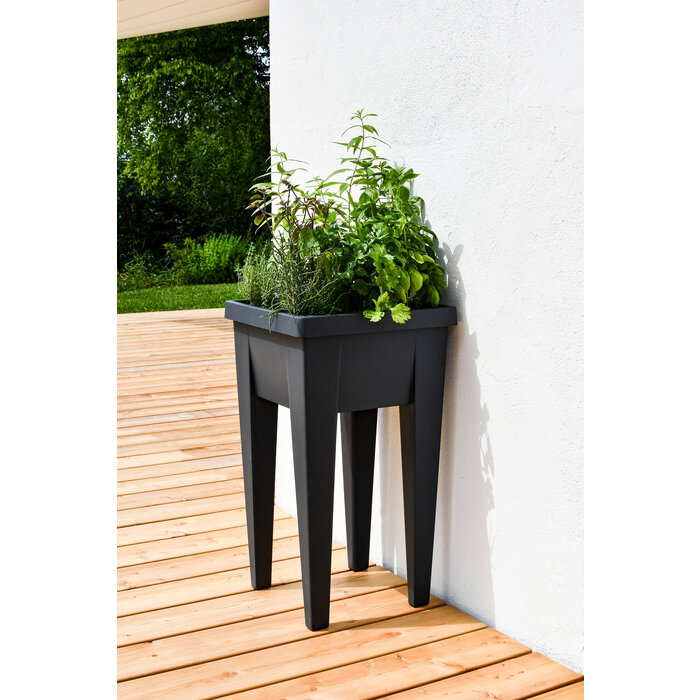 Power Tower EDA Jardinière carrée aromatique pour balcon, terrasse ou jardin