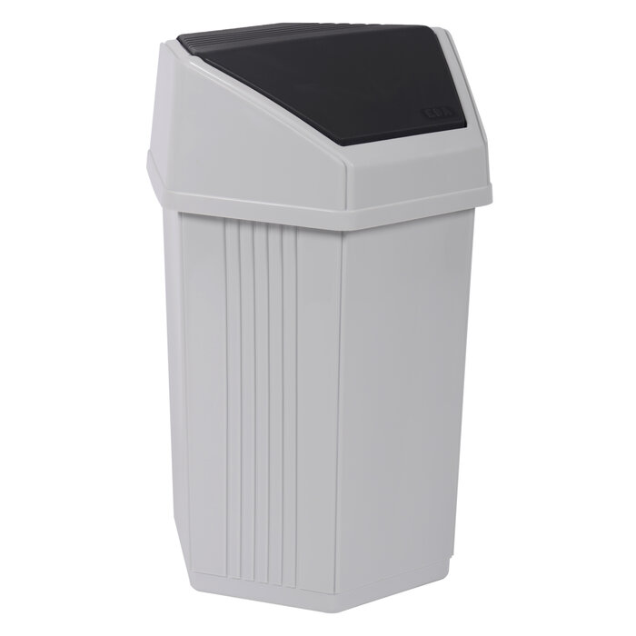 EDA Power Tower Mülltonne mit Schwingdeckel 25L