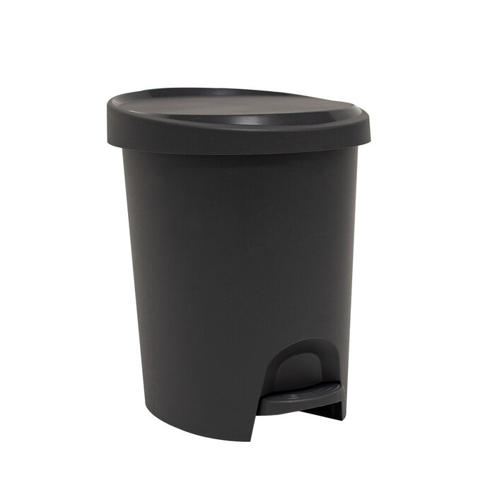 EDA Power Tower Stepy bin Treteimer 6 Liter mit Inneneimer anthrazit