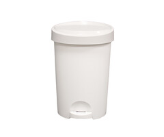 EDA Power Tower Stepy bin pedal bin 15 ltr for bag 20 ltr white