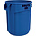 Conteneur Rubbermaid Brute - Rond - 75,7 l - Bleu