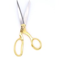 The Otter Bottle Vintage grands ciseaux The Otter Bottle  216 mm avec poignée dorée