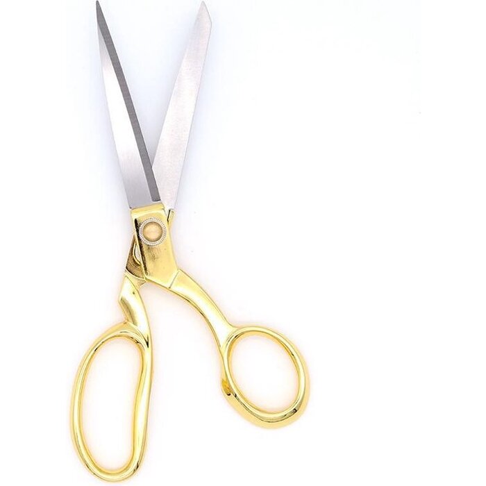 The Otter Bottle Vintage grands ciseaux The Otter Bottle  216 mm avec poignée dorée