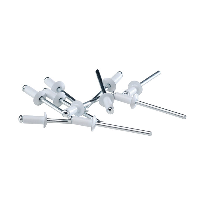 Rapid Rapid Gekleurde klinknagel Wit 4.0 x 10 mm